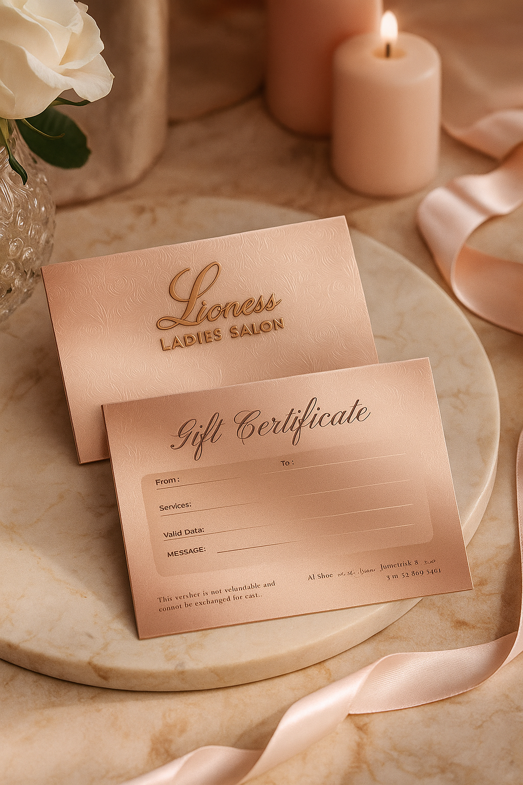 Lioness ladies Salon Gift Card